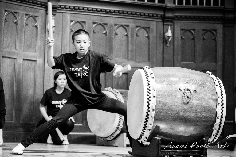 Taiko Drum Performance by OMNY Taiko Windham, NY Event Photographer