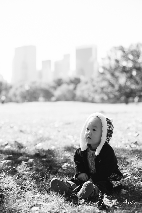 Family, Children, Baby, 1 year old birthday, Japanese, Central Park, NY Photographer