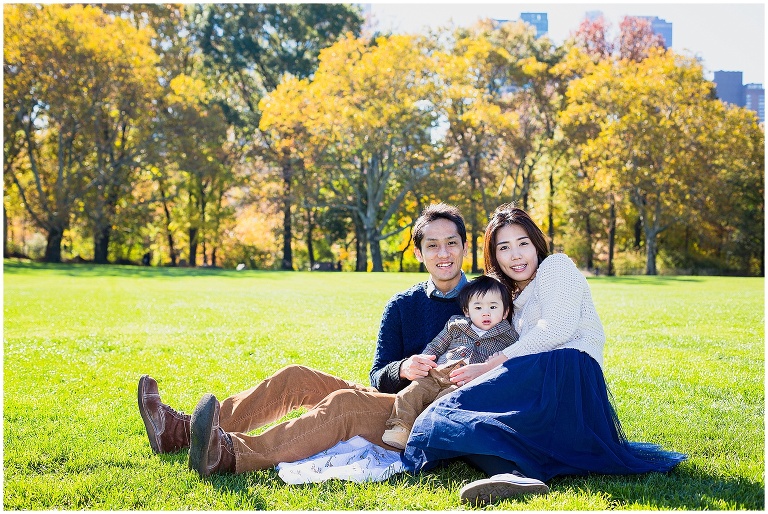 ニューヨーク、セントラルパーク、子供写真、１歳記念