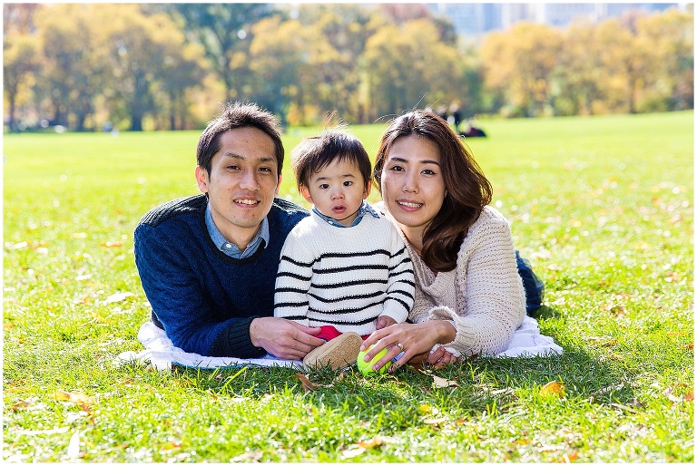 ニューヨーク、セントラルパーク、子供写真、１歳記念