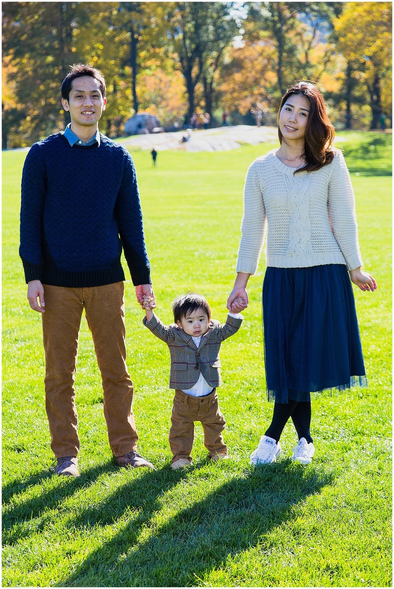 ニューヨーク、セントラルパーク、子供写真、１歳記念